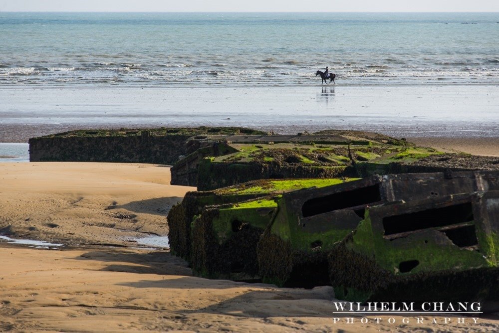 黃金海灘與桑葚人工港 Gold Beach and Mulberry Harbour