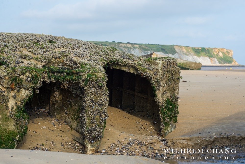 黃金海灘與桑葚人工港 Gold Beach and Mulberry Harbour