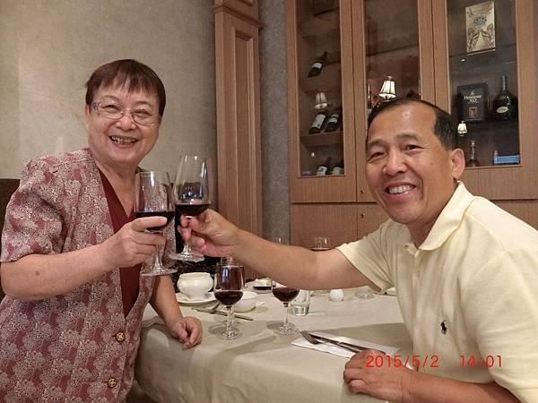 環保阿嬤全家於***翰品酒店西餐區年度家族團聚(二)2015