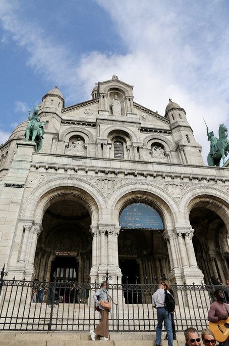 法國 巴黎 蒙馬特Montmartre 聖心堂 小丘廣場 畫