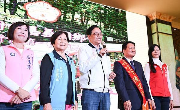 桃園市政府 張善政市長、蘇俊賓、王明鉅副市長、詹榮鋒秘書長：