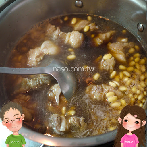 【naso食譜】紅燒黃豆控肉 (搭配自製豆芽，讚讚讚！)