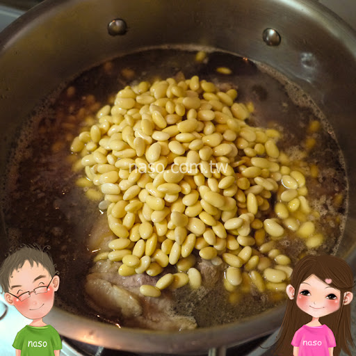 【naso食譜】紅燒黃豆控肉 (搭配自製豆芽，讚讚讚！)
