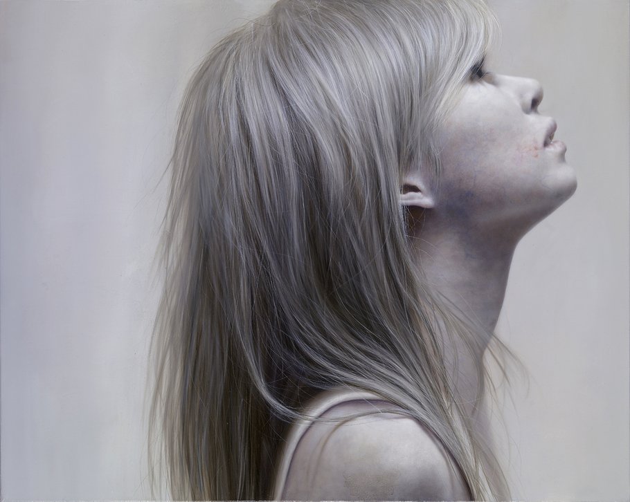 白面者4   ashen face4  Oil on Canvas  2010 91X72cm.jpg