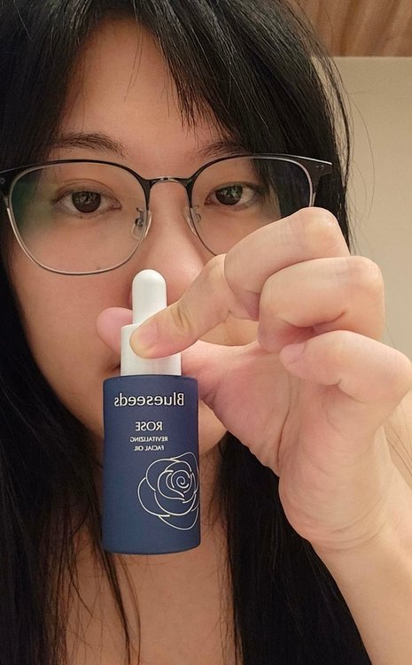 [體驗] Blueseeds晨曦玫瑰煥顏保養｜玫瑰精油露｜喚