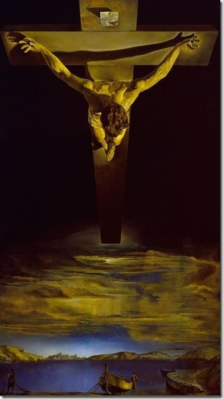 《十字架上的聖約翰基督》（St. John of the Cross of Christ by Dali，1951）