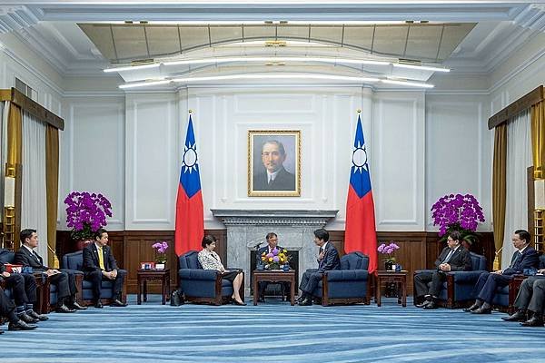 賴清德總統接見日本前經濟安全保障擔當大臣高市早苗眾議員　盼臺