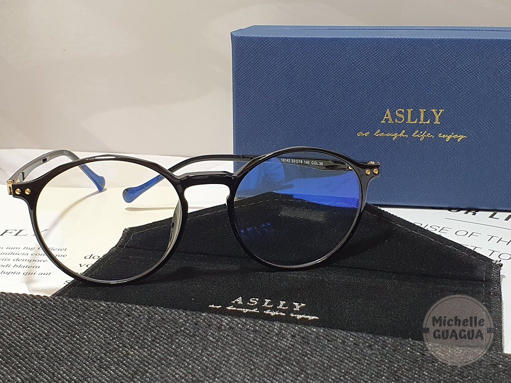 ASLLY Arty多邊圓框濾藍光眼鏡