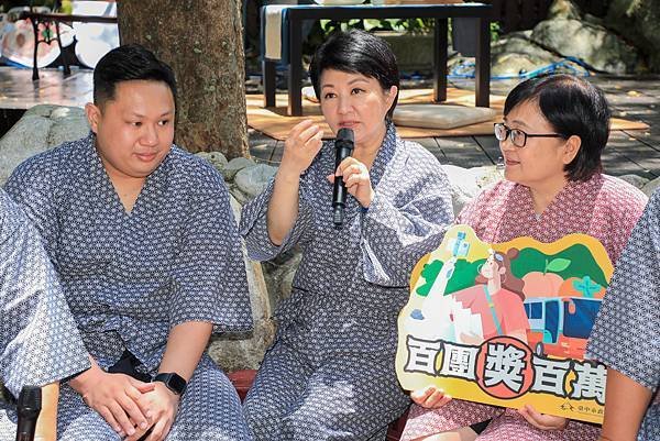 盧市長首次穿上浴衣在大眾面前亮相行銷谷關梨山美景美食-2