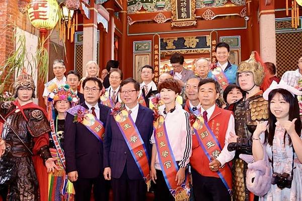 全國開臺聖王春季聯合祭典登場   黃偉哲感謝鄭成功祖廟為推廣