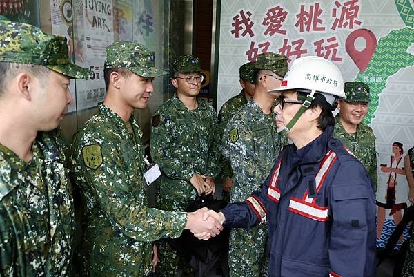 高雄市政府 陳其邁市長、林欽榮、羅達生副市長、郭添貴秘書長、