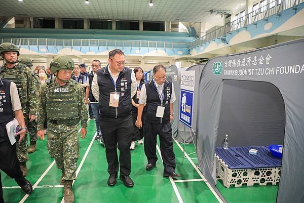 社會局開設的-戰時災民收容救濟站-演練