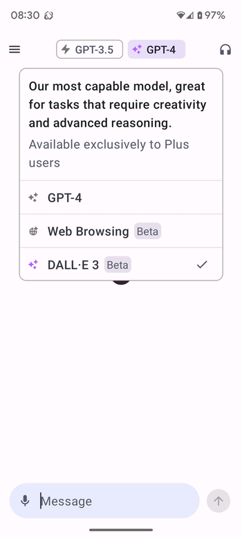 ChatGPT PLUS用戶在手機版中也可以支援DALL·E