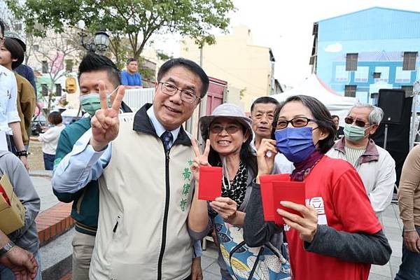 臺南市政府 黃偉哲市長、趙卿惠、葉澤山副市長、方進呈秘書長、