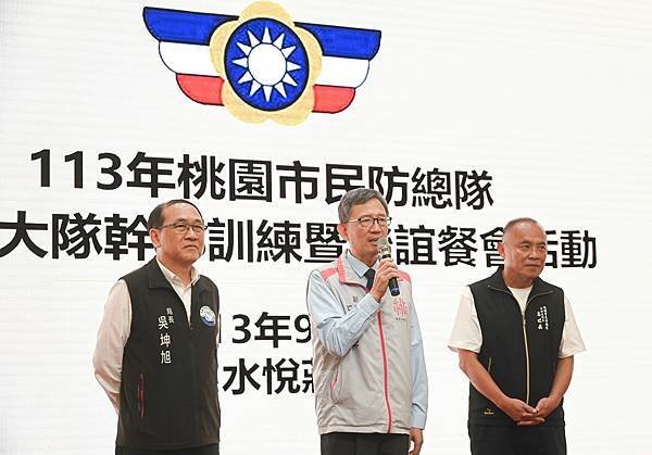 桃園市政府 張善政市長、蘇俊賓、王明鉅副市長、詹榮鋒秘書長：