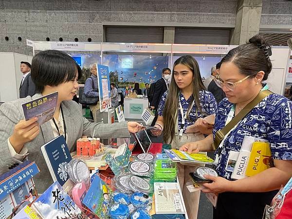 新北攤位於日本旅展深受歡迎，來詢問旅遊資訊的人潮絡繹不絕