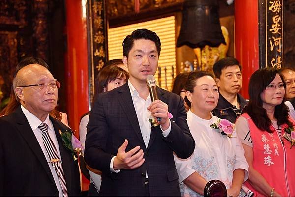出席天上聖母聖誕三獻大典 蔣萬安讚松山慈祐宮體現媽祖慈悲胸懷