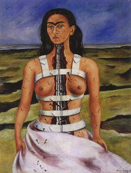 《破碎的脊柱》，卡蘿，1944年。