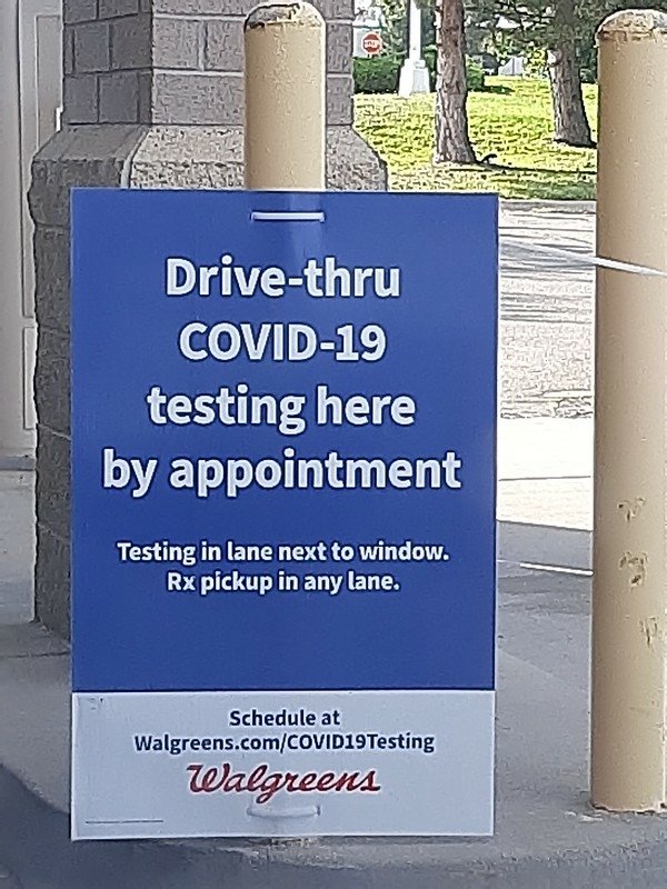 COVID-19 drive-thru lab test at Walgreens Pharmacy, Lincoln City (3)