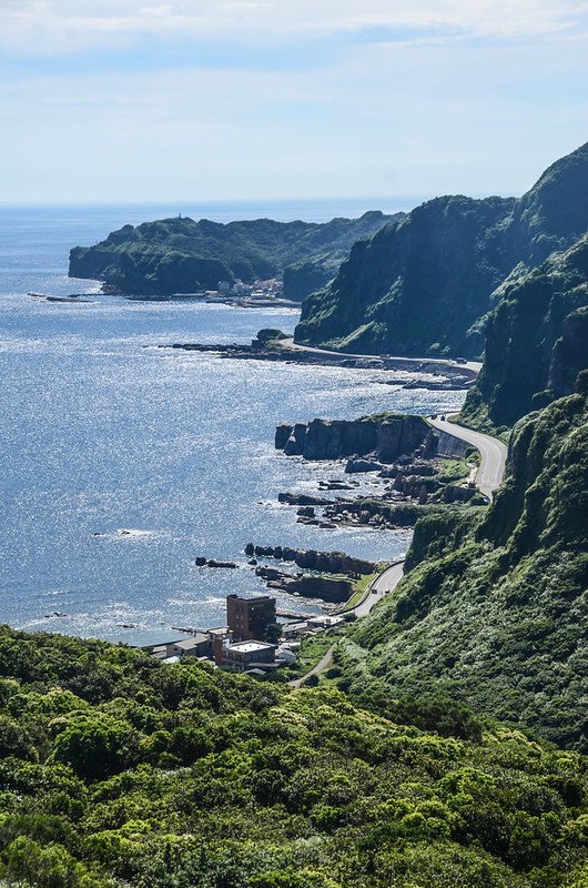 南子吝山觀景峰東邊俯瞰東北角海岸、鼻頭角 (1)