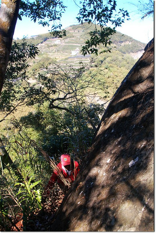 巃頭山凸岩危險地形 3