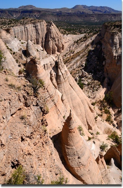 Above the tent rocks, seen from the upper part of the Slot Canyon Trail (15)