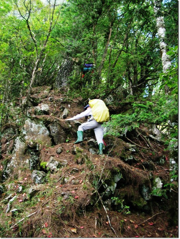 登治茆南峰途中 2