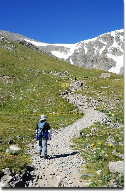 Jacob is on his way to Grays Peak 4