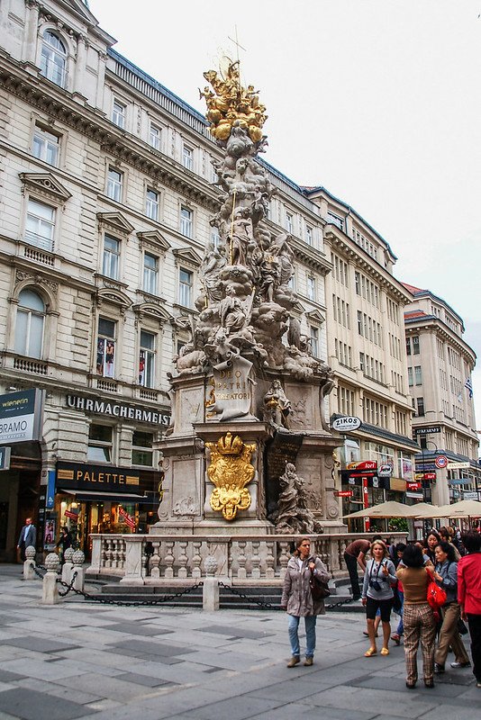 黑死病紀念柱(Plague column, Vienna) 4