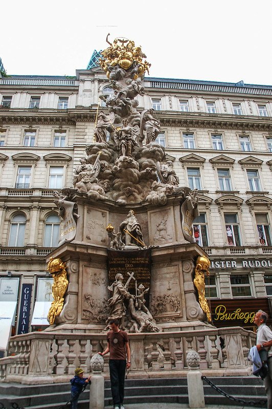 黑死病紀念柱(Plague column, Vienna) 2