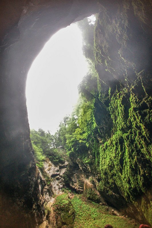 The Bottom of the Macocha Abyss in the Punkva Caves 9