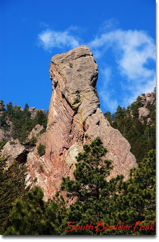 The Matron (Elephant Rock) from Shadow Canyon trail