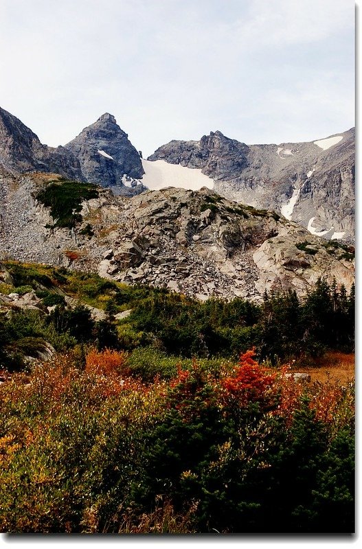 Navajo Peak from Lake Isabelle