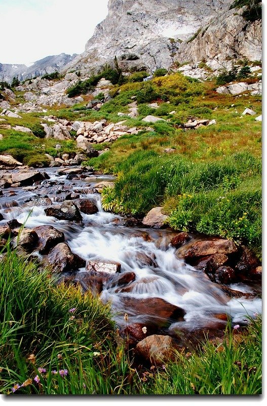 Cascade above Lake Isabelle 6