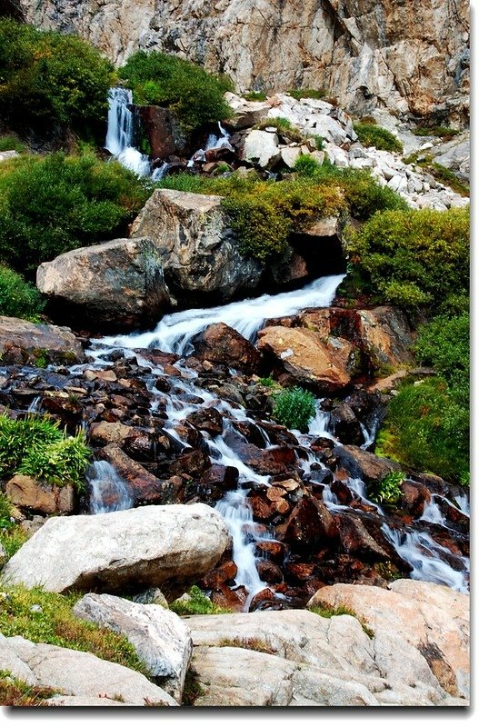 Cascade above Lake Isabelle 7