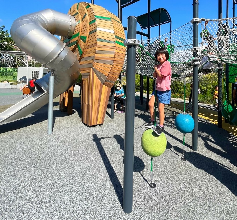 全台第一個「豬」主題親子公園｜台中豬事圓滿公園，小山豬滑梯、