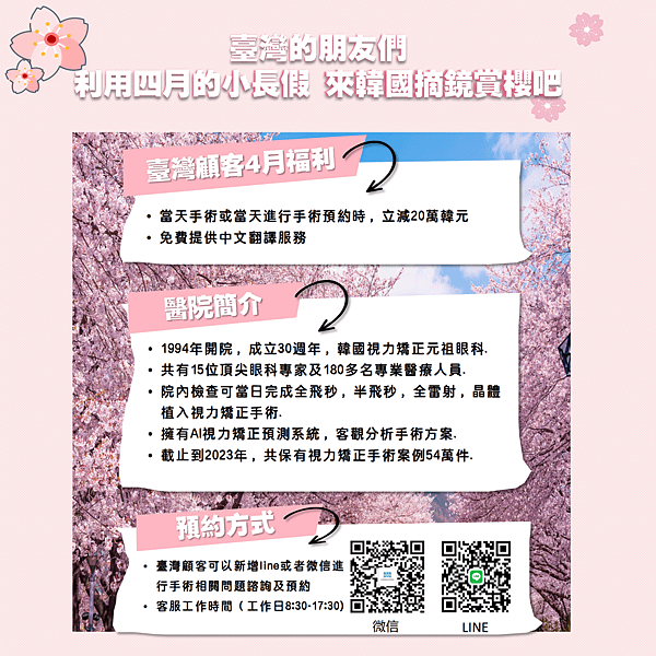 【韓國旅遊】4月來韓國摘鏡賞櫻花吧