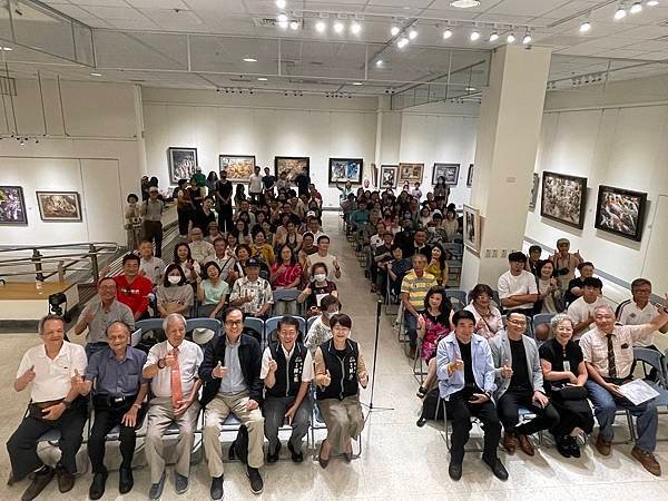 張明祺水彩邀請展21日辦理開幕活動-眾多藝術家均到場共襄盛舉_0