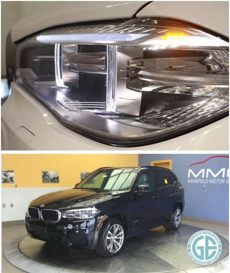 美規BMW X5 35ix f15外匯車車頭造型換上BMW新家族面貌，全車燈光設計也全面運用了最新的LED光源技術  包括LED大燈、LED光圈日行燈、LED 方向燈，還可選配 LED 前霧燈