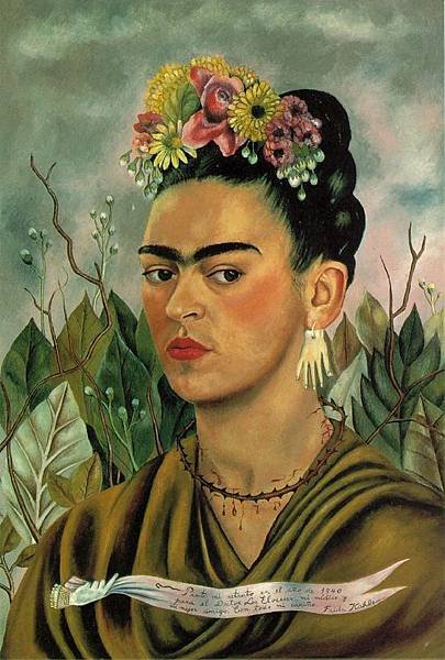 《自畫像》，卡蘿，1940年。