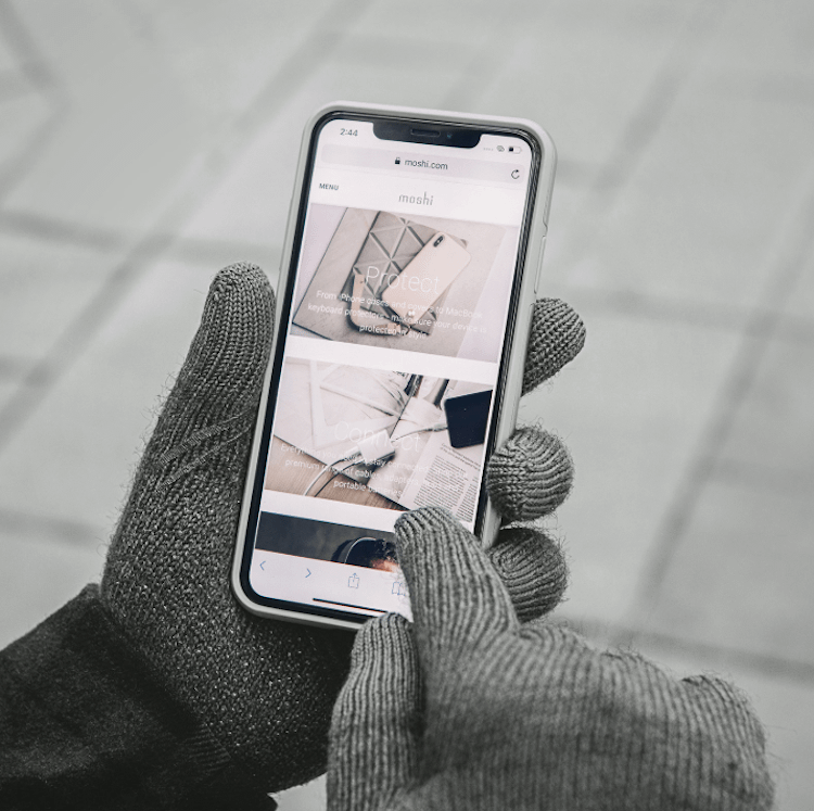 Moshi | Digits 電容式觸控防滑手套 評比最佳的螢幕觸控手套