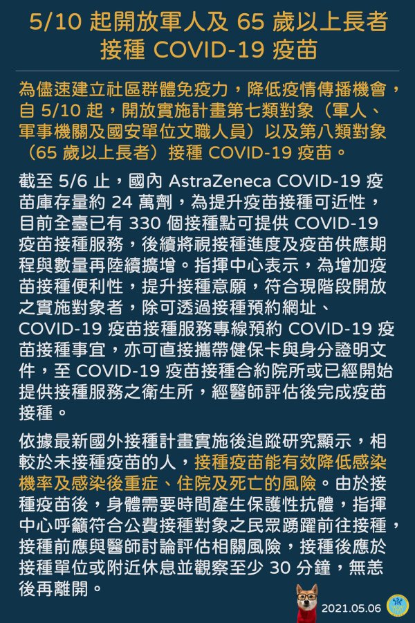 5月10日起開放軍人與65歲以上長者接種COVID-19疫苗.jpg