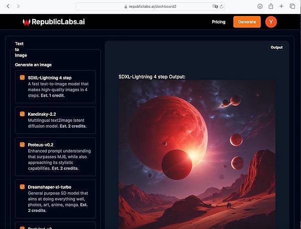 Republiclabs.ai——突破限制的AI圖像與影片生