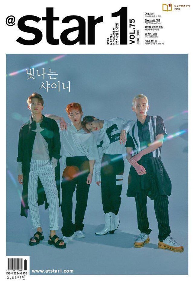 180515 star1 6月刊 SHINee封面