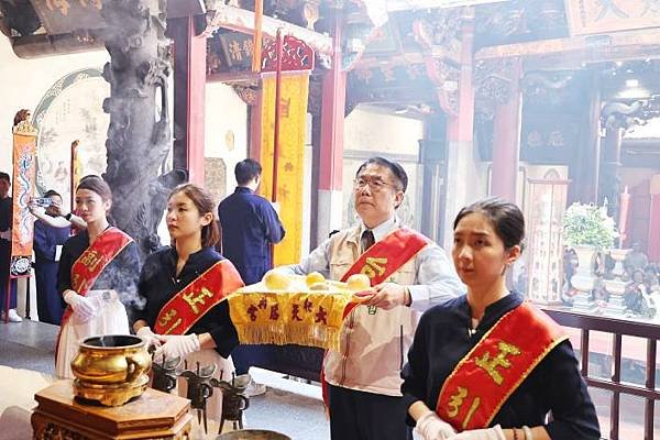 祀典大天后宮秋祭釋奠大典 黃偉哲祈求國泰民安風調雨順