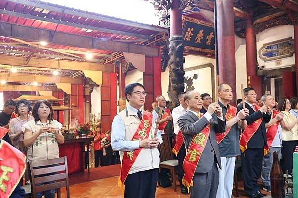 祀典大天后宮秋祭釋奠大典 黃偉哲祈求國泰民安風調雨順