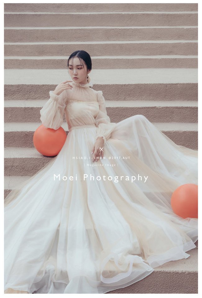 蕭以姍 moei photography 簡約鹽系風格 X 八田伴伴 手作禮服婚物所