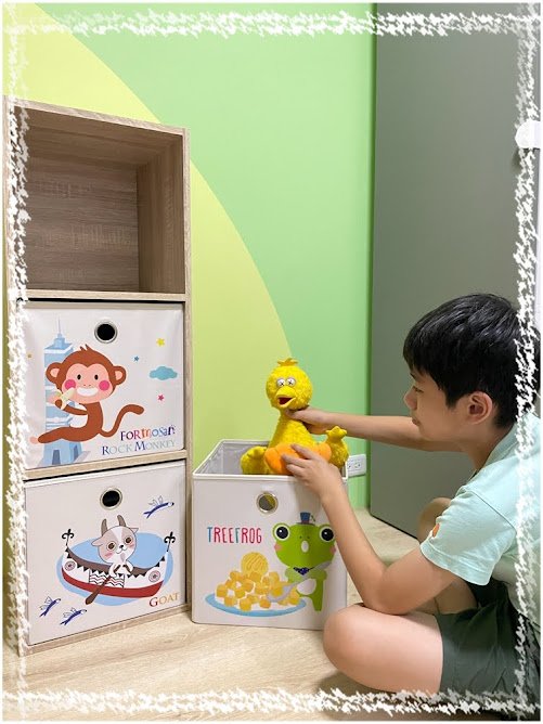 【舒福家居】多用途!居家收納法寶~ZOO兒童玩具收納箱&amp;收納