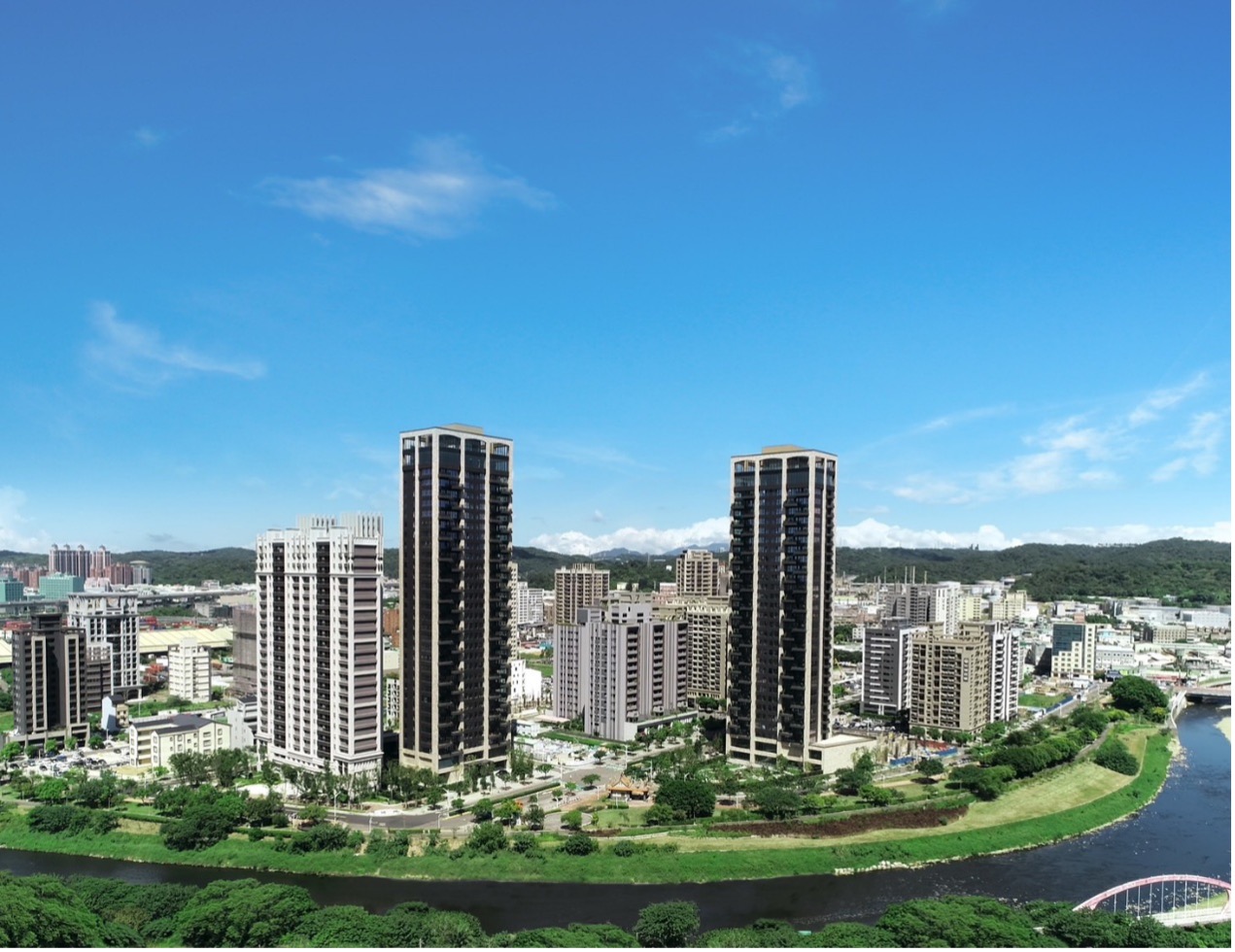 陸空雙軸線核心 中悦重磅打造經國河灣中心