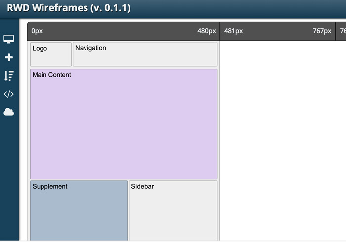 梅問題－網設必備-《RWD Wireframes》自適應網頁版型架構線上產生器